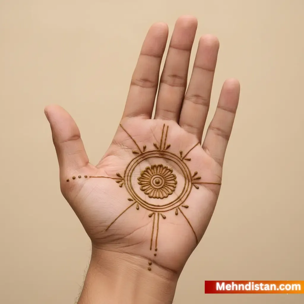 Boys Mehndi Design idea