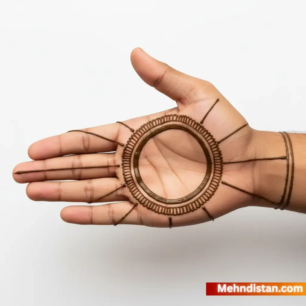 Boys Mehndi Design idea
