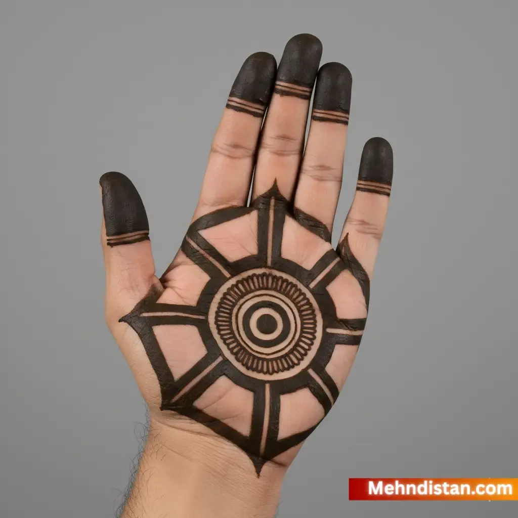 Boys Mehndi Design idea
