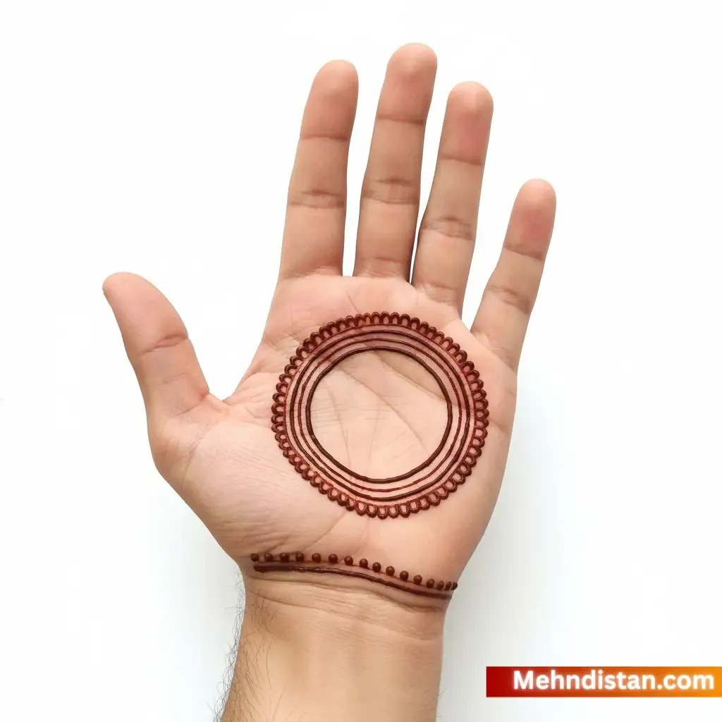 Boys Mehndi Design idea