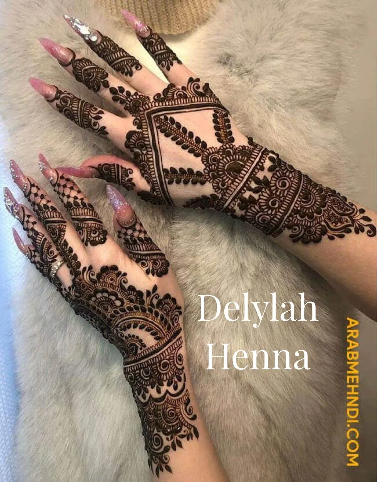 Easy and Beautiful Mehndi Design idea