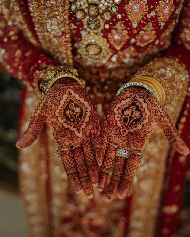 Floral Mehndi Design for Front Hand idea