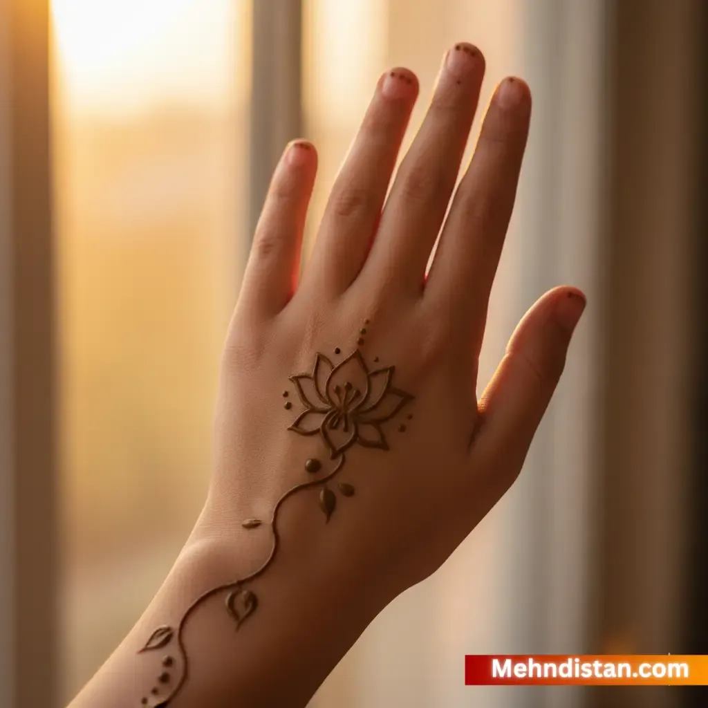 Girl Mehndi Design idea