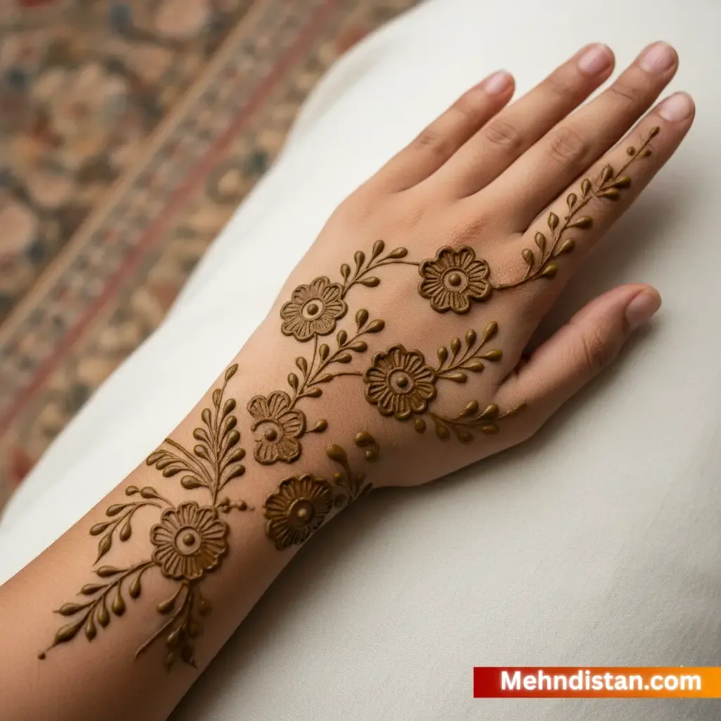 Girl Mehndi Design idea