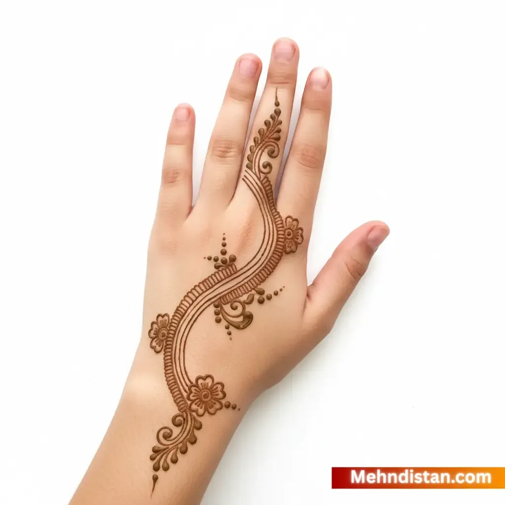 Girl Mehndi Design idea
