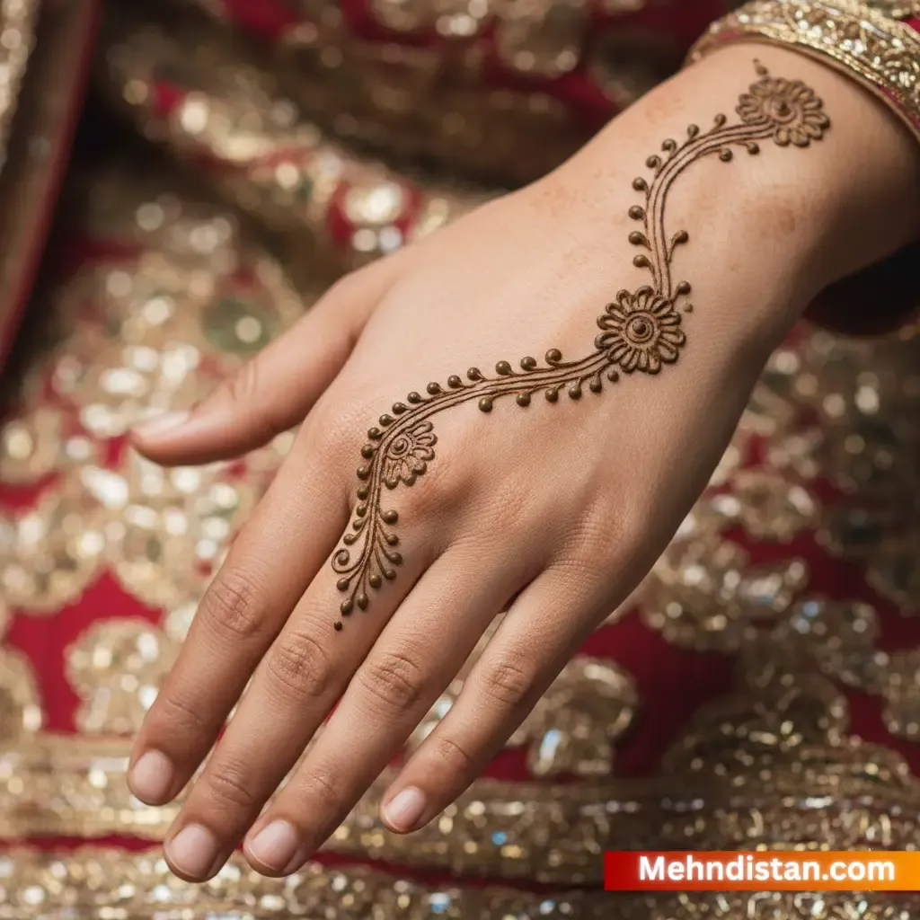 Girl Mehndi Design idea