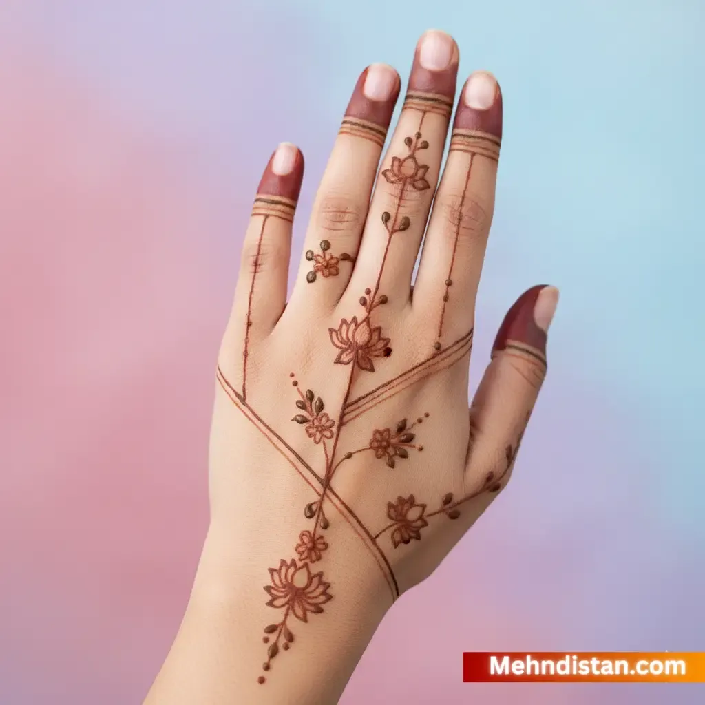 Girl Mehndi Design idea