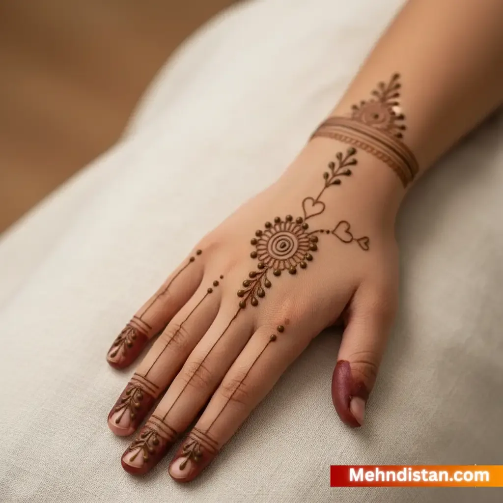 Girl Mehndi Design idea