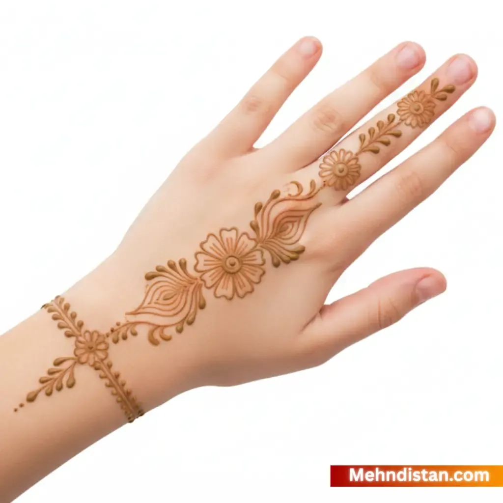Girl Mehndi Design idea