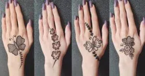 Butterfly Mehndi Design idea