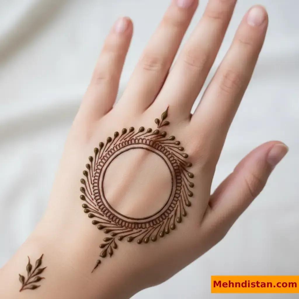 Pakistani Tikki Mehndi Design idea