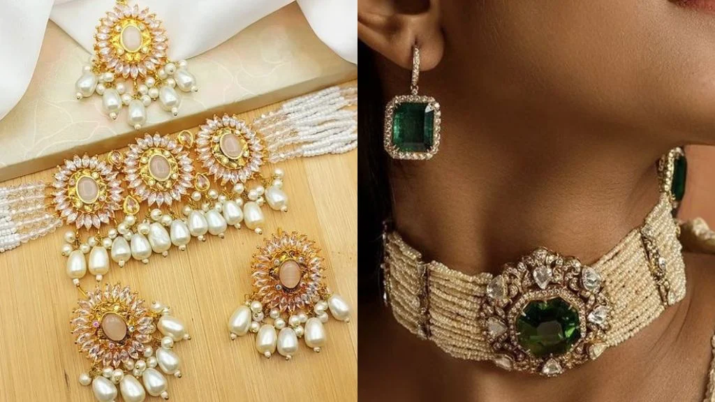 आपको अपने लुक में कुछ खास करना है तो ये 16+ Choker Set आपको - image 8