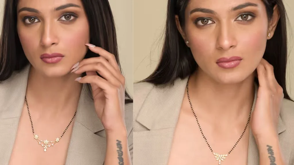 Simple Modern Mangalsutra Design