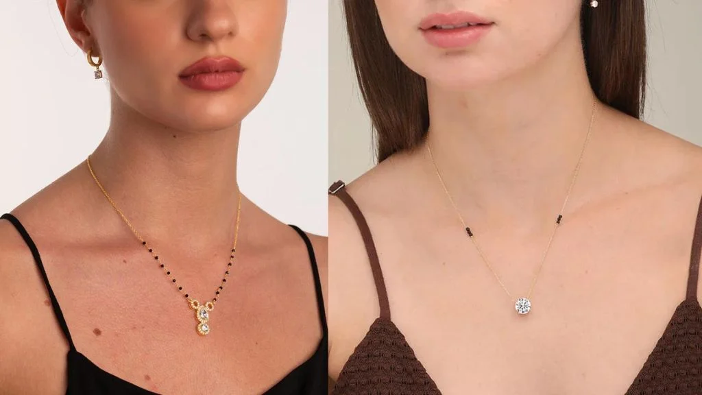 Simple Modern Mangalsutra Design
