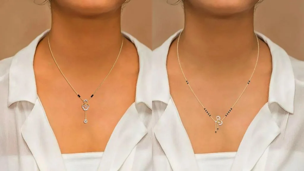 Simple Modern Mangalsutra Design