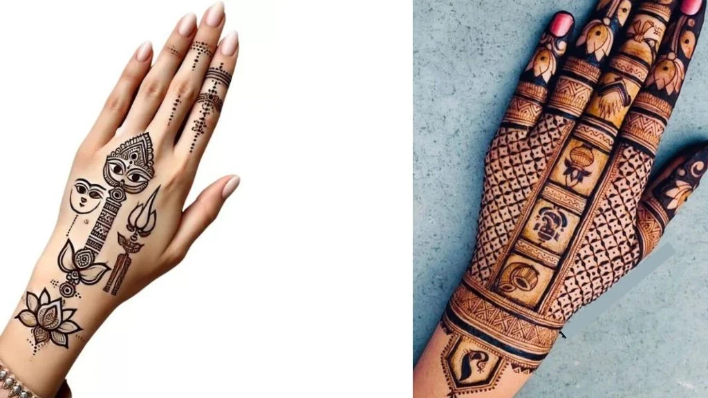 Navratri Mehndi Design 2024