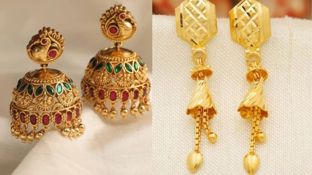 Jhumki ki Design Gold
