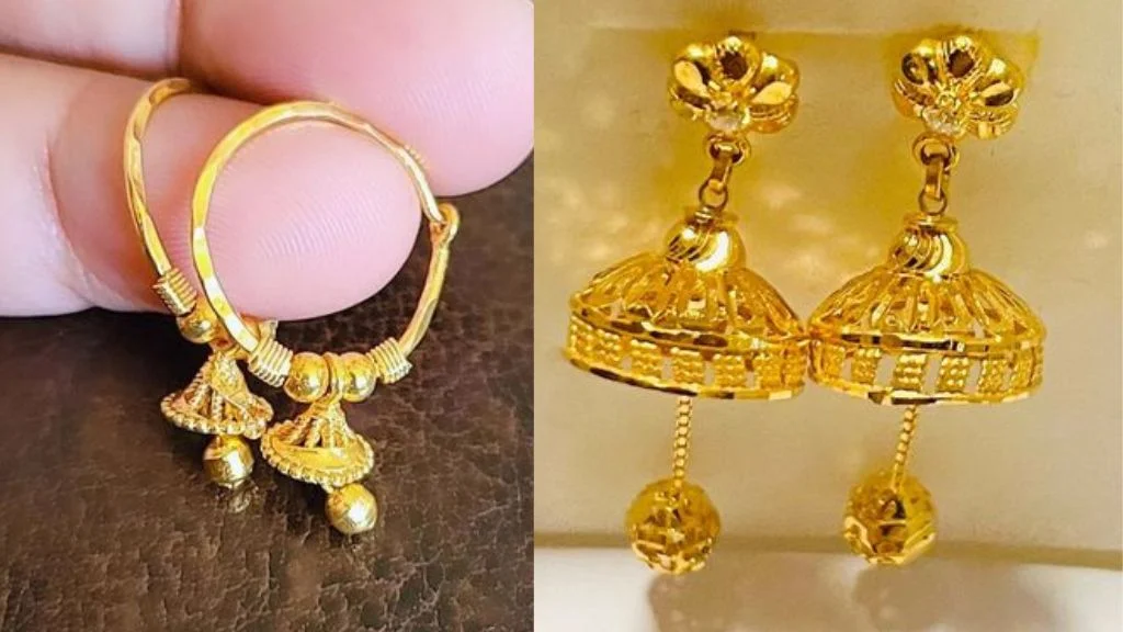Jhumki ki Design Gold