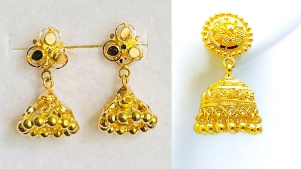 Jhumki ki Design Gold