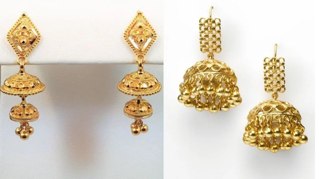 Jhumki ki Design Gold