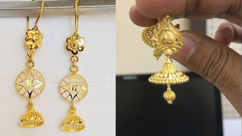Jhumki ki Design Gold
