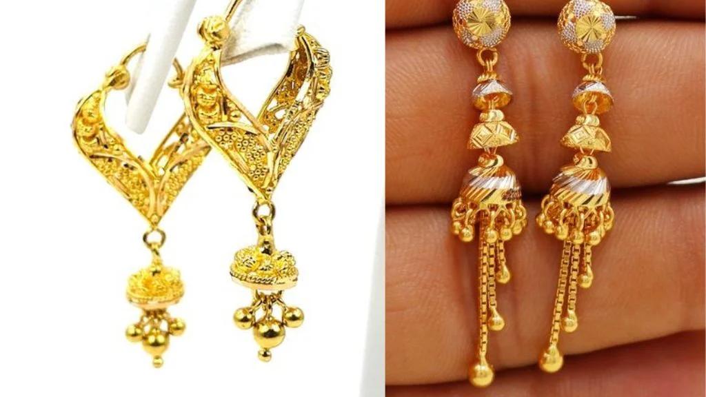 Jhumki ki Design Gold