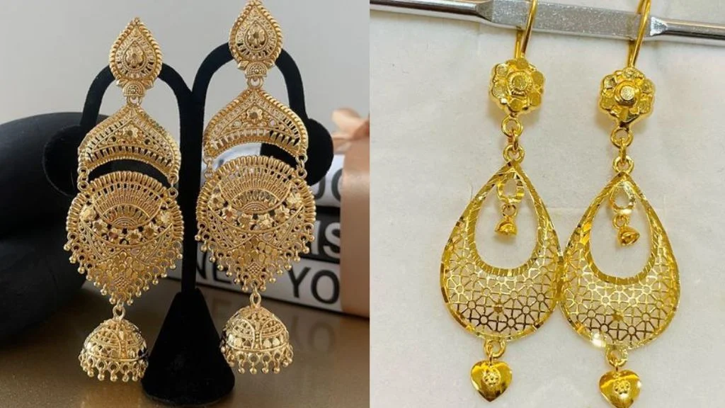 Gold Heavy Earring