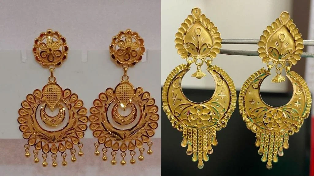 Gold Heavy Earring