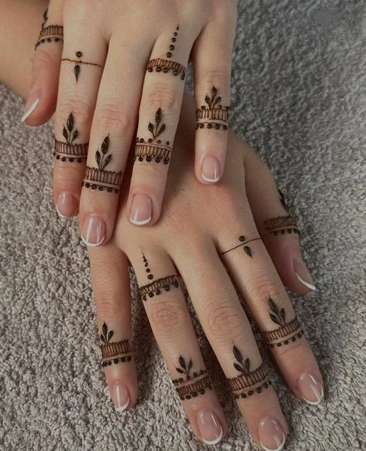 Finger Mehndi Design idea