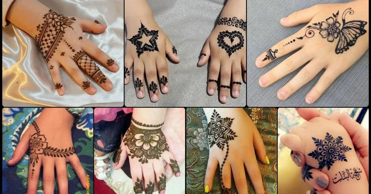 Modern Cute Mehndi Design idea