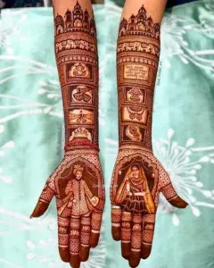 Bridal Mehndi Designs for Foot and Legs idea