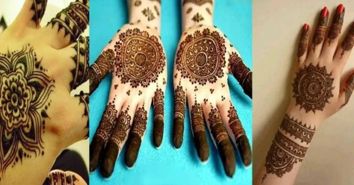 Pakistani Tikki Mehndi Design idea
