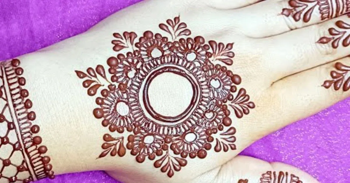 Pakistani Tikki Mehndi Design idea