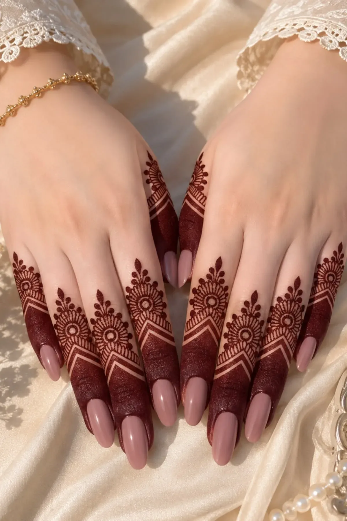 Floral Mehndi Design for Front Hand idea