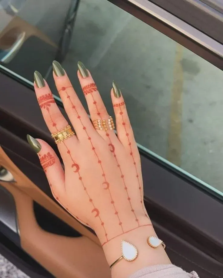 Finger Mehndi Design idea