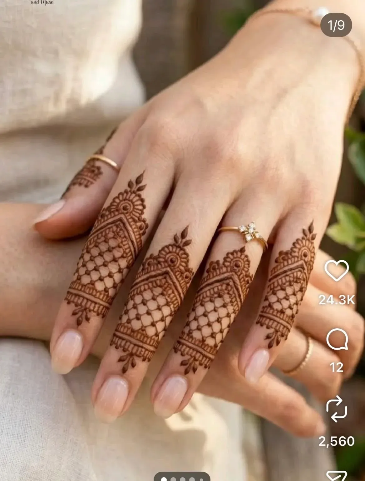 Floral Mehndi Design for Front Hand idea