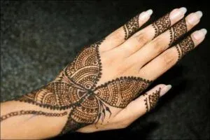 Butterfly Mehndi Design idea