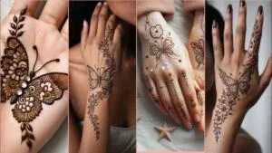 Butterfly Mehndi Design idea