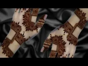 Square Mehndi Design idea
