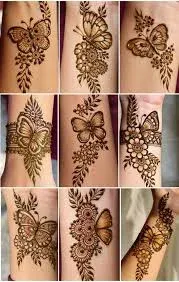 Butterfly Mehndi Design idea