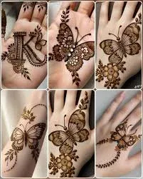 Butterfly Mehndi Design idea