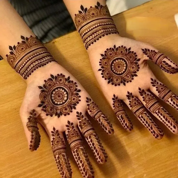 Finger Mehndi Design idea