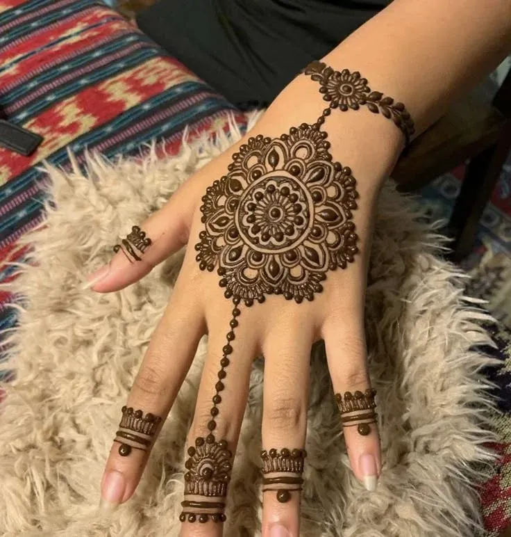 Simple Mehndi Design Images idea