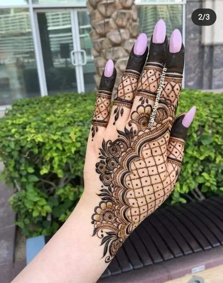 Simple Mehndi Design Images idea