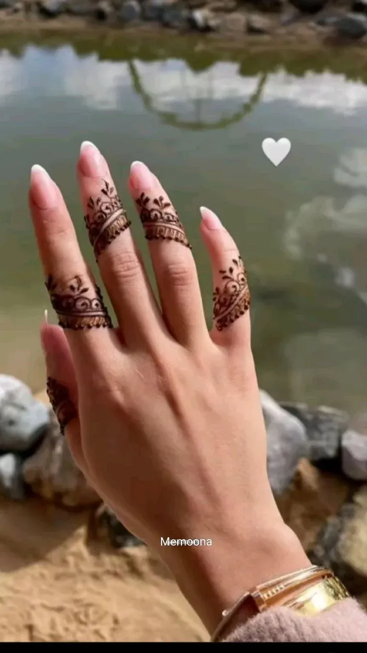 Finger Mehndi Design idea