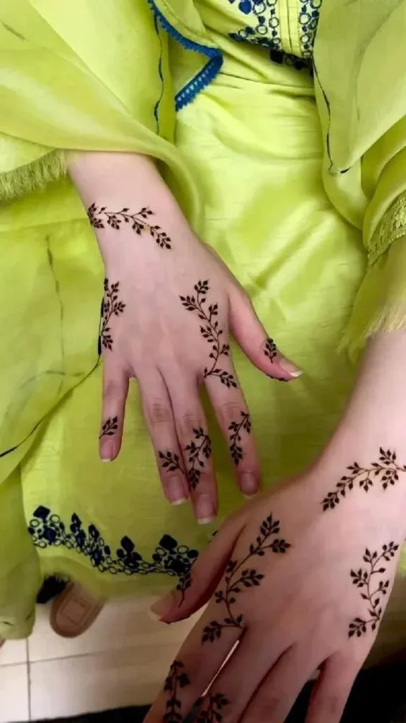 Finger Mehndi Design idea