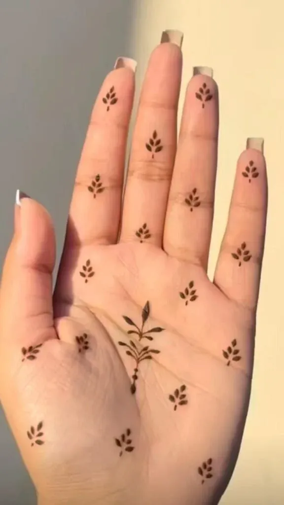 Finger Mehndi Design idea