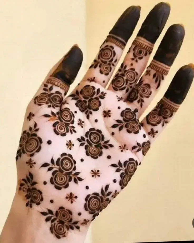 Royal Front Hand Mehndi Design idea