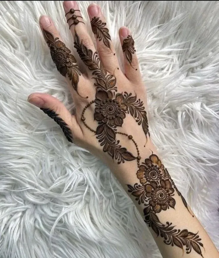 Simple Mehndi Design Images idea