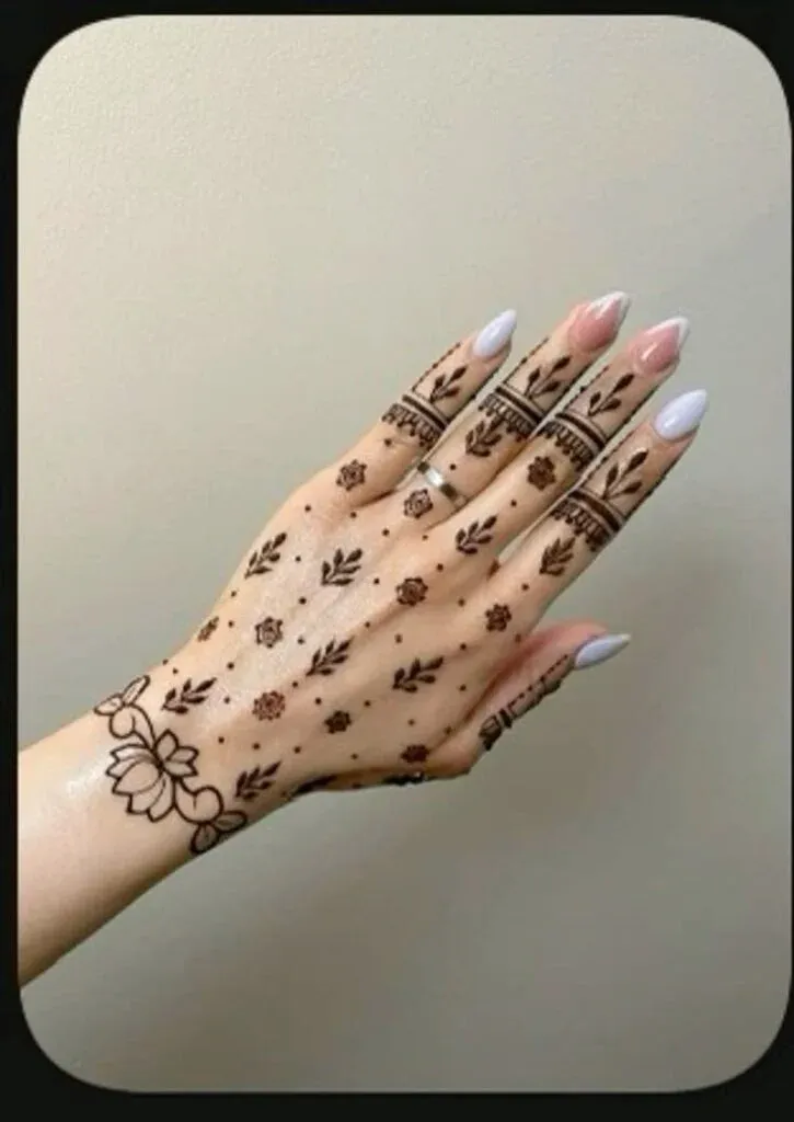 Finger Mehndi Design idea